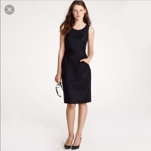 J. Crew Emmaleigh Dress in Black - Size 0